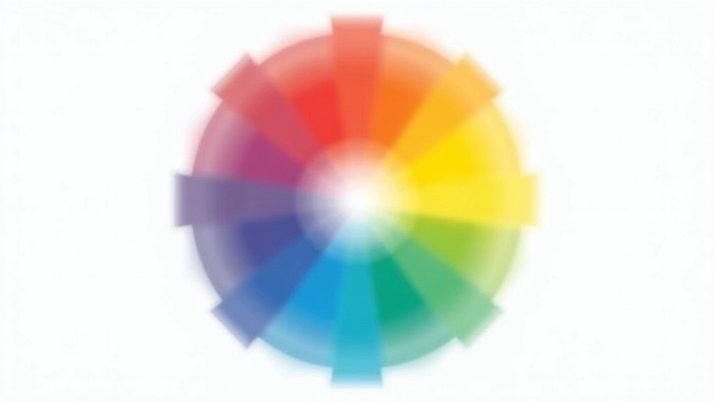 Colour wheel showing complementary colour positions and triadic triangle formation