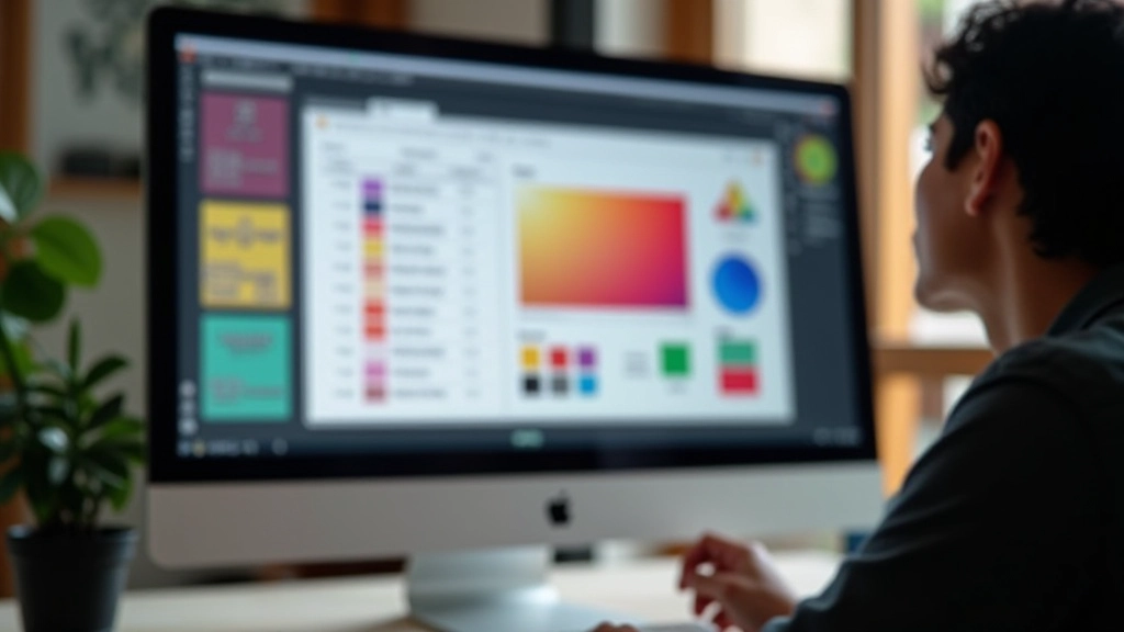 WCAG contrast ratio testing on computer screen