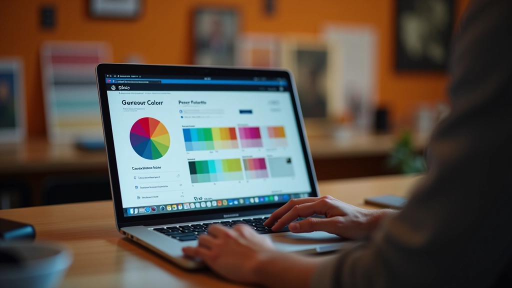Colour palette tool workflow
